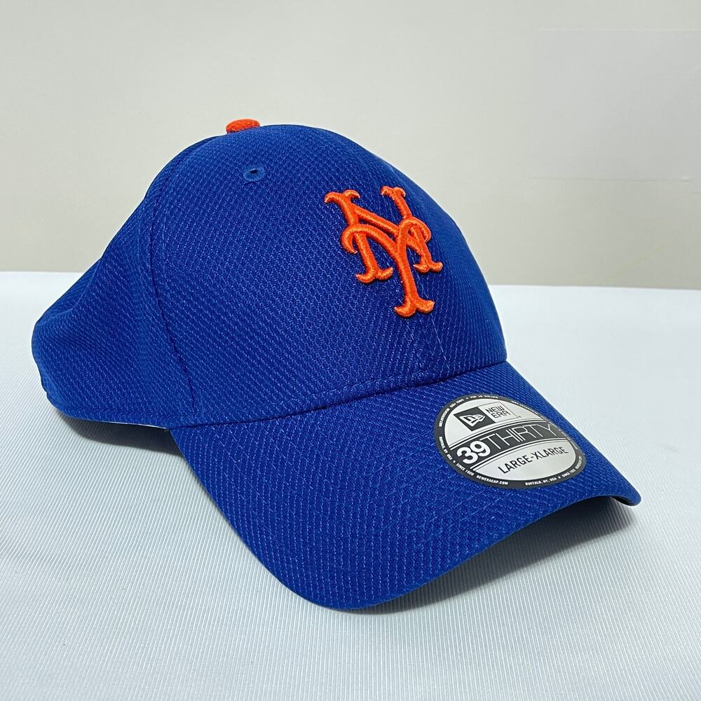 New Era New York Mets MLB Baseball Hat Cap 39Thirty Mens Large XL Blue NWT